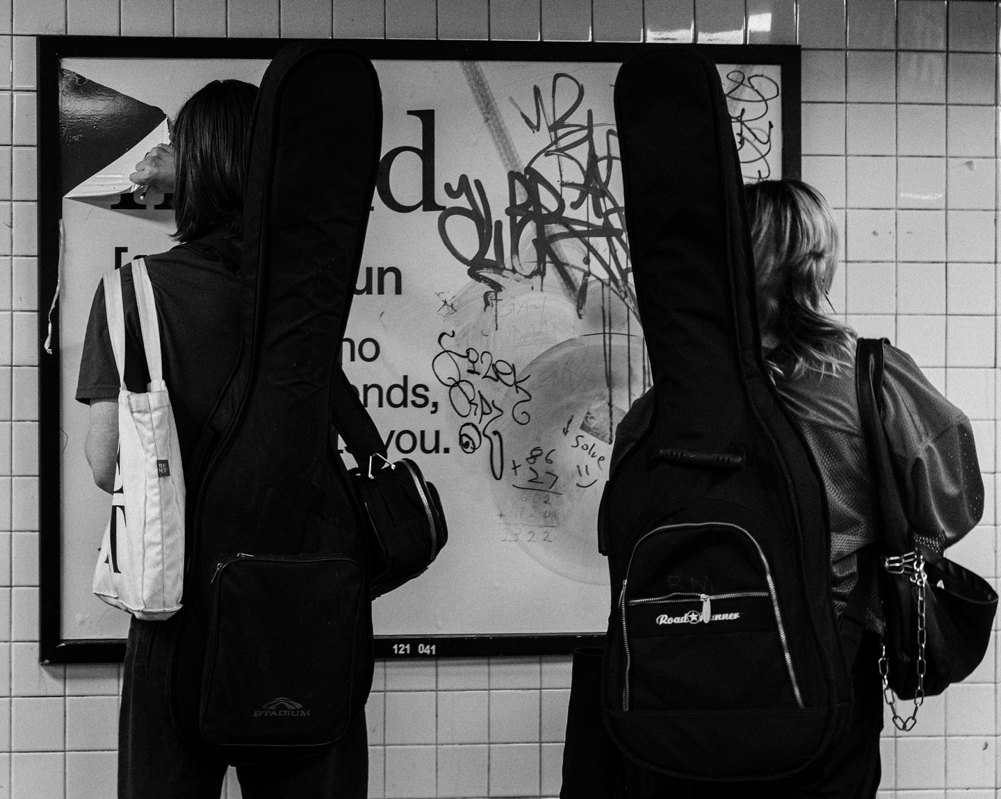New Yorkers deface Friend’s AI ads in the subway, photograph 1 of 7